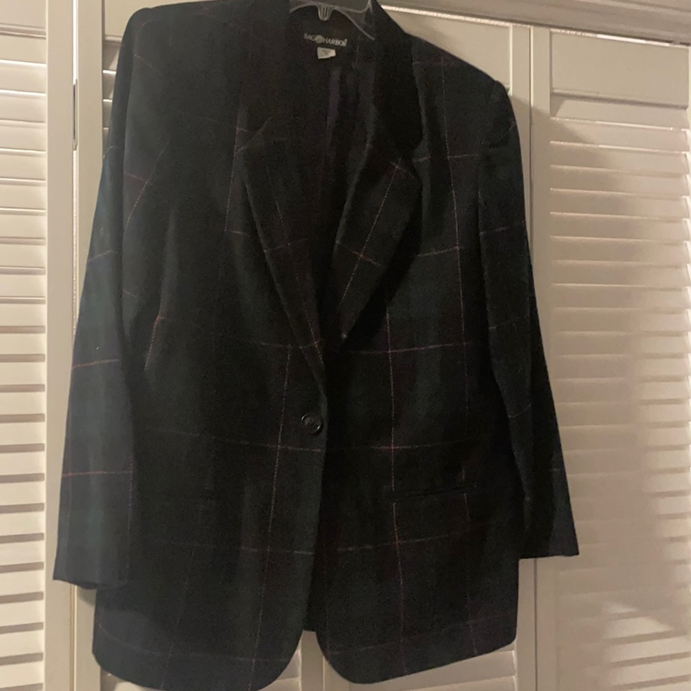 Plaid blazer